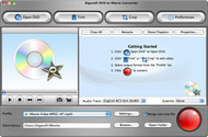 Bigasoft DVD to iMovie Converter for Mac screenshot